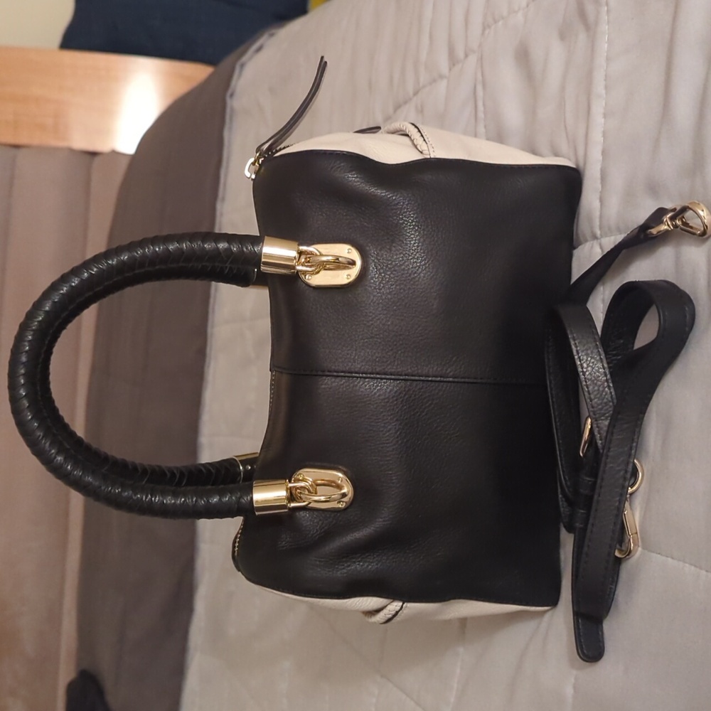 Cole Haan black and white purse. Dust bag included.